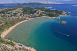 Az üdülőhely légi képe