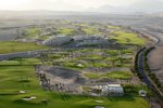 Kilátás a szállodára és a golfpályára