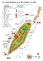 Az üdülőhely térképe