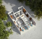 Tengerparti villa - alaprajz