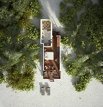 Tengerparti villa - alaprajz