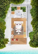 Tengerparti villa - alaprajz