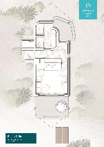 Tengerparti villa - alaprajz