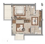 Deluxe Grand Családi Lakosztály - alaprajz