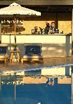 Úszómedence bárral