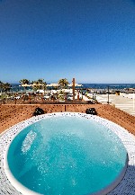 Jakuzzi a Privilege teraszon