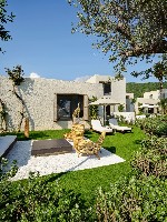 Executive családi szoba, tengerre néző kilátással, saját kerttel