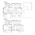 4 hálószobás villa A/B - alaprajz