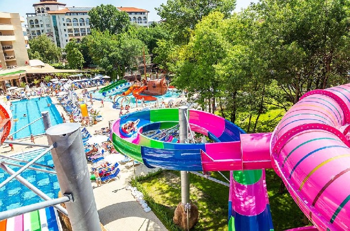 Bulgária, Burgasz, Napospart - LAGUNA PARK