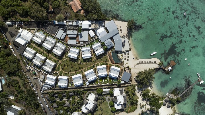 Szálloda - légi felvétel