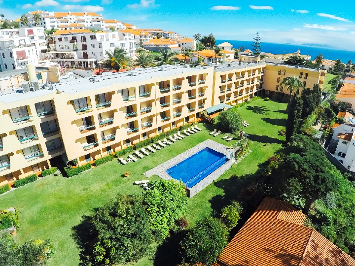 A terület légi felvétele