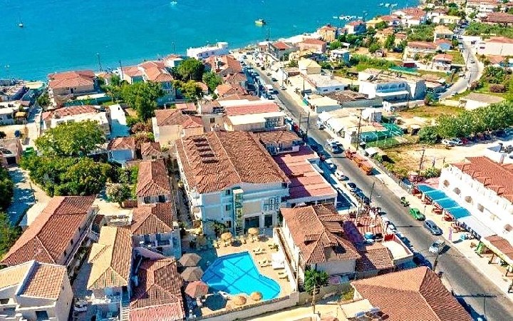 Kilátás a szálloda területére