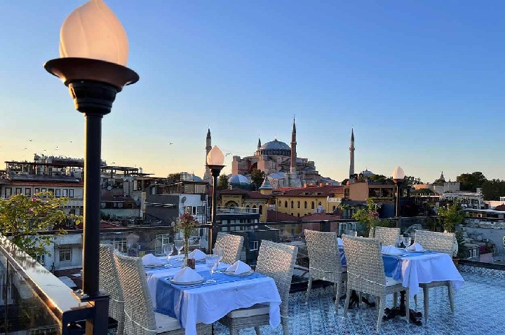 Kilátás a szállodából